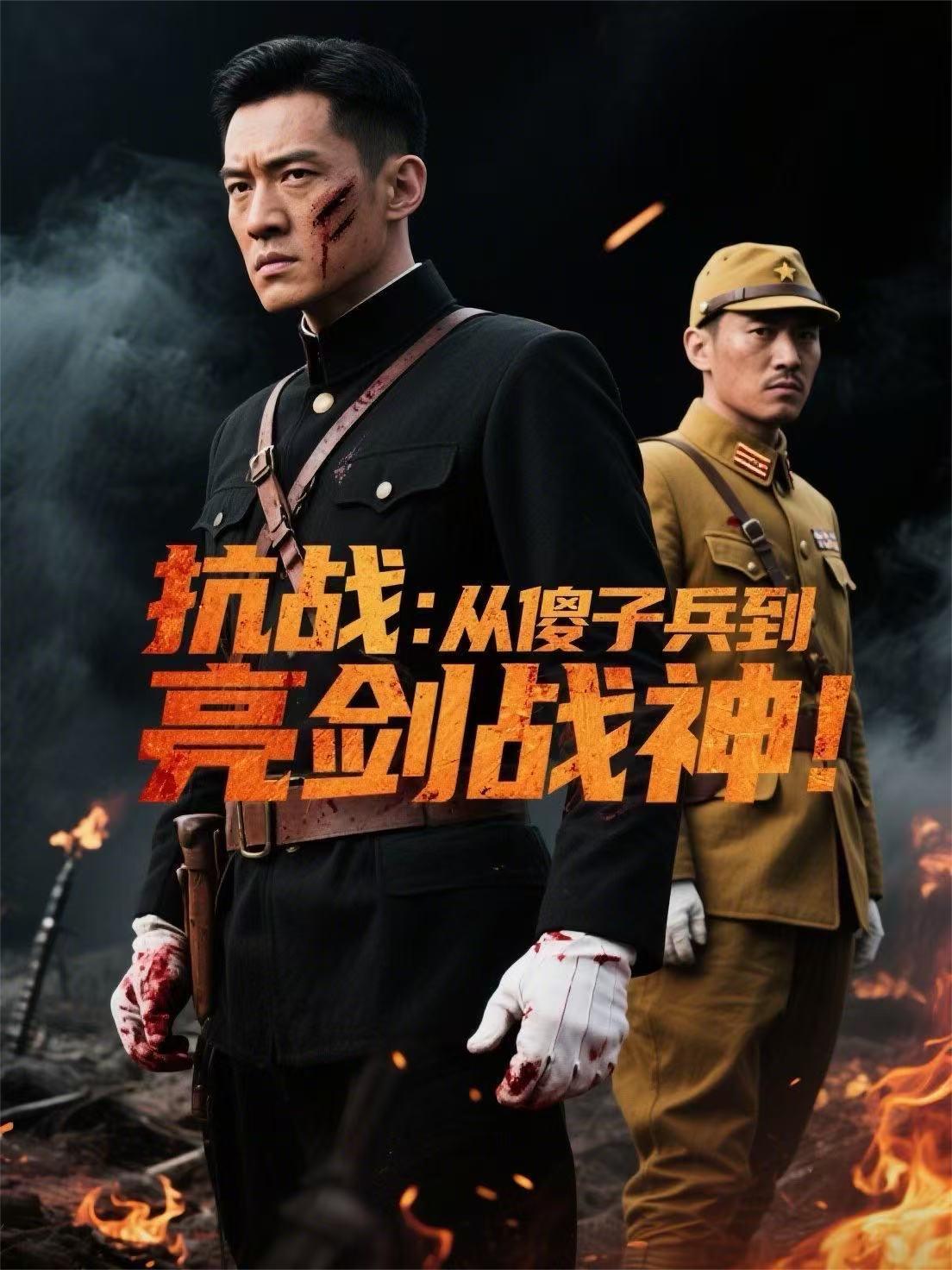 抗战主角是傻子的